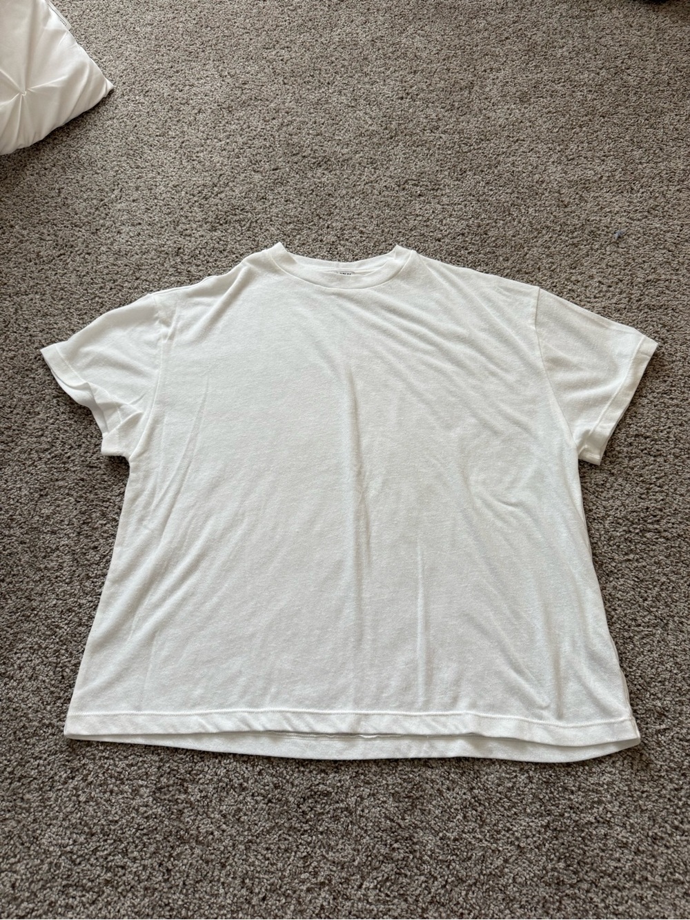 Oversized Classic Plain White Tee
